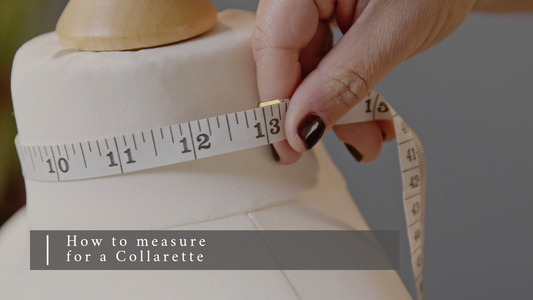 how to measure for a collarette