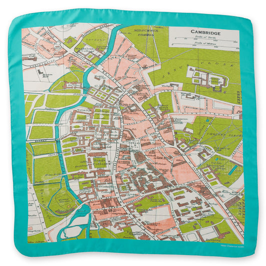 Chatterton City on Cloth Silk Scarf - Cambridge