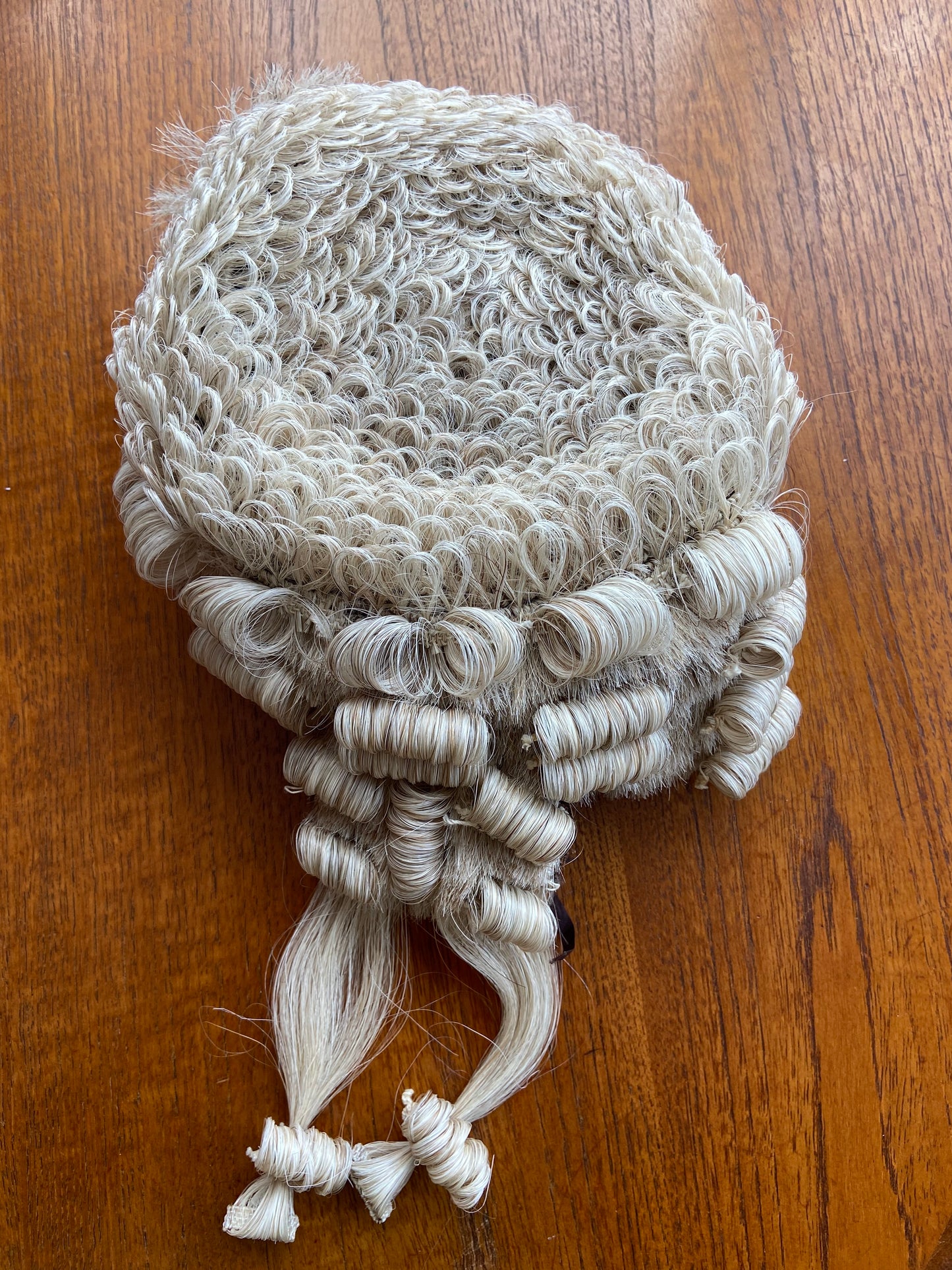 Secondhand Traditional Horsehair Barrister's Wig  - Large