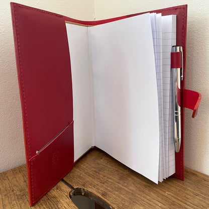 Mimi Eden A5 Leather Notebook and Pen Set