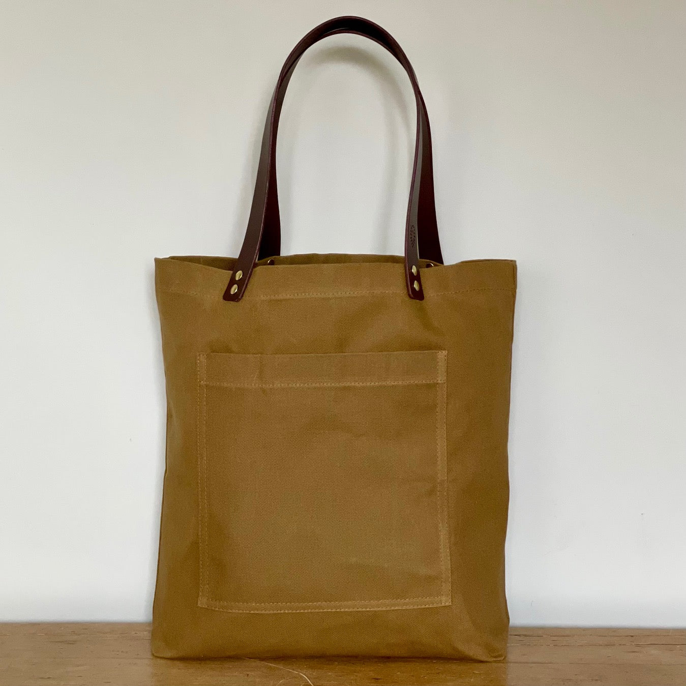 Mimi Eden Canvas and Leather Tote Bag