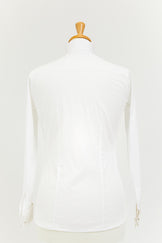 Women's Wing Collar Shirt With Pleated Tuxedo Front | Buy Online In UK ...